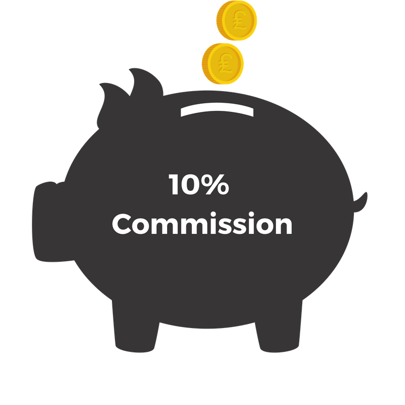 10% merchandise club commission