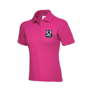 Hot Pink Ladies Polo Shirt - SAC