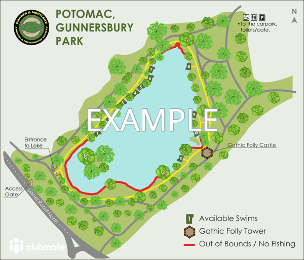 Lake Map Example Small | Clubmate